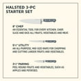 thumbnail image 2 of Chicago Cutlery Halsted 3-Piece Stainless Steel Knife Set, 2 of 6
