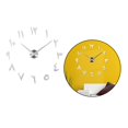 thumbnail image 1 of de reloj de pared, DIY, sin marco, moderno, 3D, silencioso, números ajustables, espejo de acrílico, reloj de pared para decoraciones de Plata Macarena Reloj de pared decorativo de cuarzo, 1 of 8
