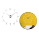 thumbnail image 1 of de reloj de pared, DIY, sin marco, moderno, 3D, silencioso, números ajustables, espejo de acrílico, reloj de pared para decoraciones de Plata Macarena Reloj de pared decorativo de cuarzo, 1 of 8