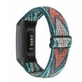 thumbnail image 4 of Elastic Strap Loop for Fitbit Charge 3/4 Band Nylon Watchbands Bracelets with Metal Adapters for Fitbit Charge 5/6 Smart Watch starlight for fitbit Charge 5, 4 of 6