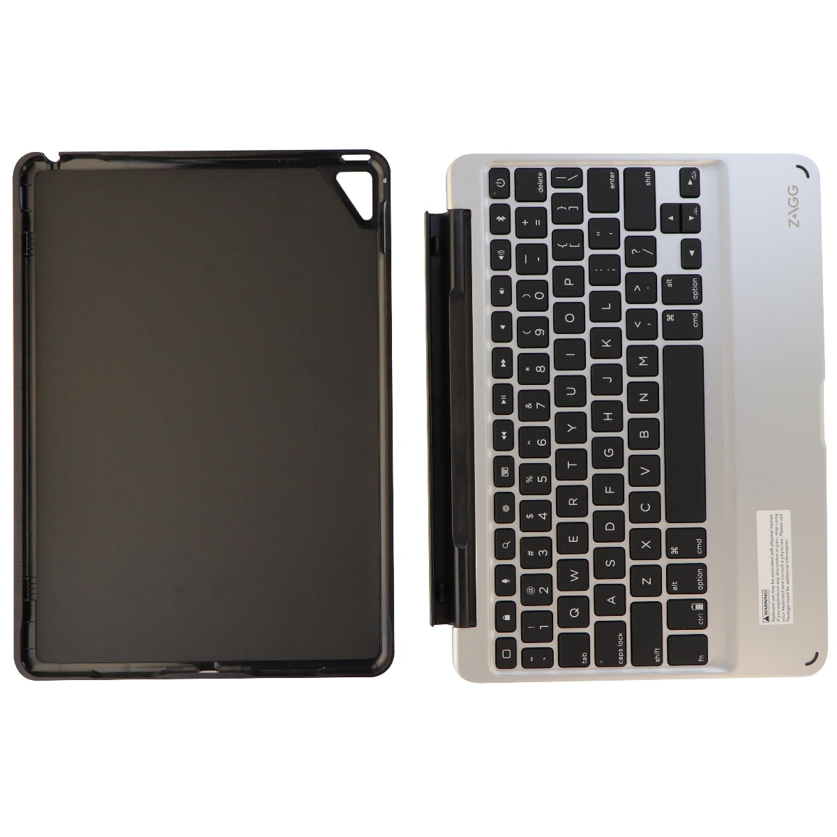 Black Hinged with Detachable Bluetooth Keyboard for Apple iPad Pro 9.7 ZAGG Slim Book Ultrathin Case 