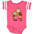 thumbnail image 3 of Inktastic My Oma Loves Me- Cute Owl Family Boys or Girls Baby Bodysuit, 3 of 5