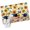 Yellow, variant on Graduation Cap Sunflowers Bathroom Rug Washable 2x3 Entryway Rug Non Slip Farmhouse Books Burlap Front Door Mat Low Pile Indoor Doormat Throw Floor Carpet for Kitchen Bedroom Entrance