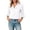 White, variant on Womens Satin Top Long Sleeve Red Top Women Button Down Top Women Blouses for Work