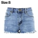 thumbnail image 2 of Pantalones cortos de mezclilla desgastados deshilachados cortos para mujer Pantalones cortos de mezclilla para mujer Pantalones cortos cómodos elásticos, 2 of 5