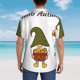 thumbnail image 4 of Balery Hello Autumn Camisas hawaianas de manga corta para hombre, camisas playeras de corte holgado, camisas de vacaciones con botones,XX-Large, 4 of 7