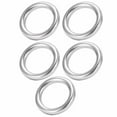 thumbnail image 4 of 5Pcs Boat Round Rings, Stainless Steel 304 Seamless Welded Hanging Ring for Hammock Yoga, 4 of 7