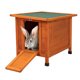 thumbnail image 1 of Conejera de Madera Coziwow para Conejos al Aire Libre con Techo de Asfalto Amarillo Terroso, 1 of 7