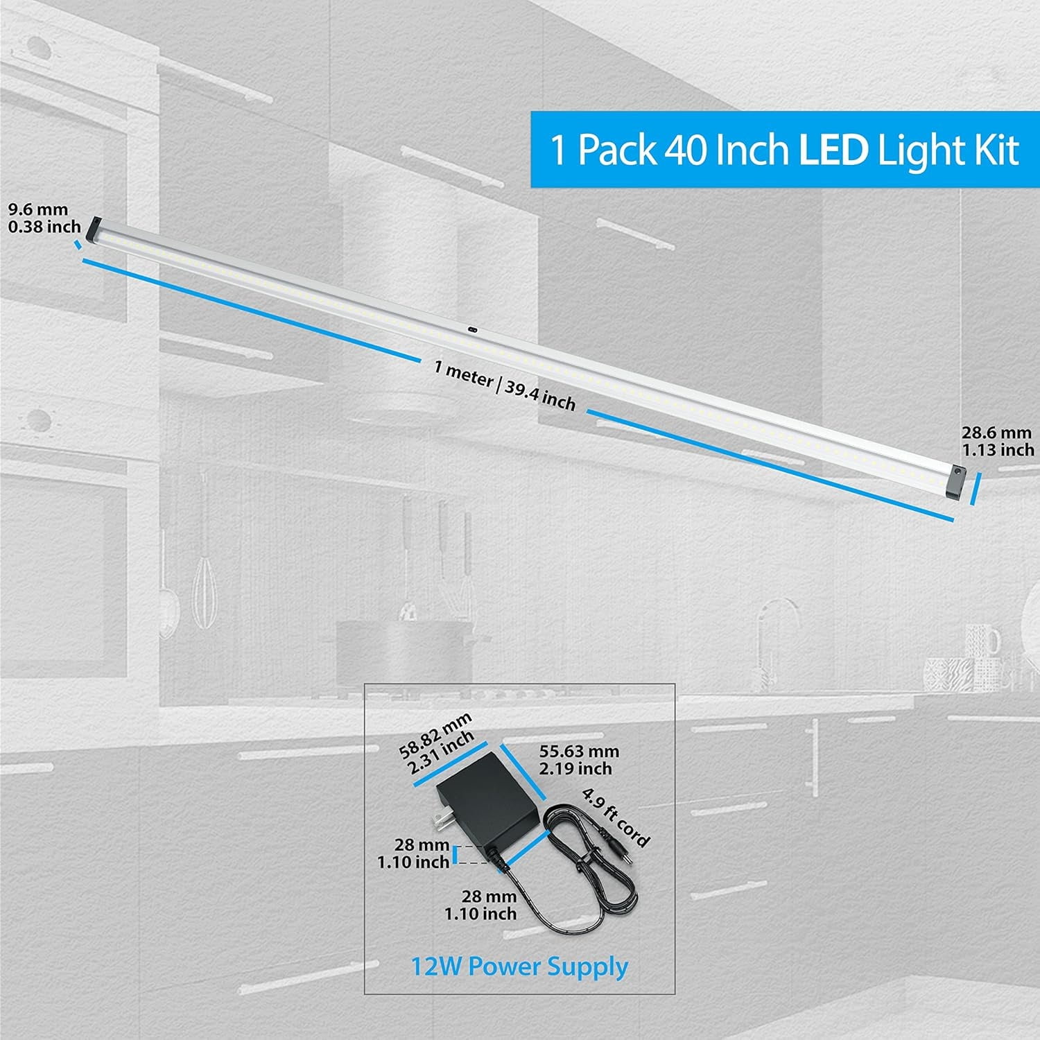 Under Cabinet Lighting with Remote Control,2500mAh USB Rechargeable Motion Sensor Light Indoor,350 Lumen LED Closet Light,3 Color Temps Wireless Under Counter Lights for Bedroom,Wardrobe,Stairs,6 Pac
