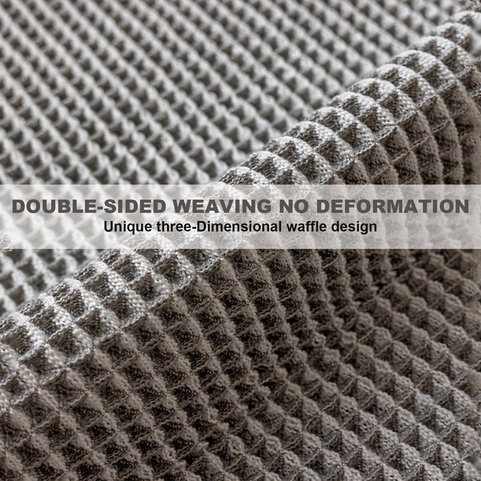 Eurhowing Waffle Bathroom Rugs 20"×32", Ultra Absorbent Non-Slip Bath Mat, Quick Dry Washable Bathroom Floor Mat, Gray