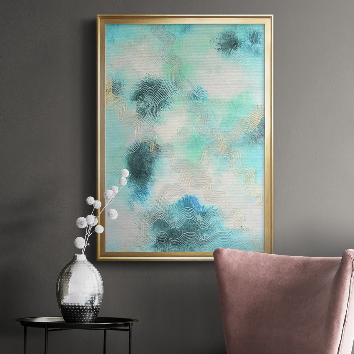Blue Shift I Premium Framed Print, in Gold, Black, or Silver - Ready to Hang