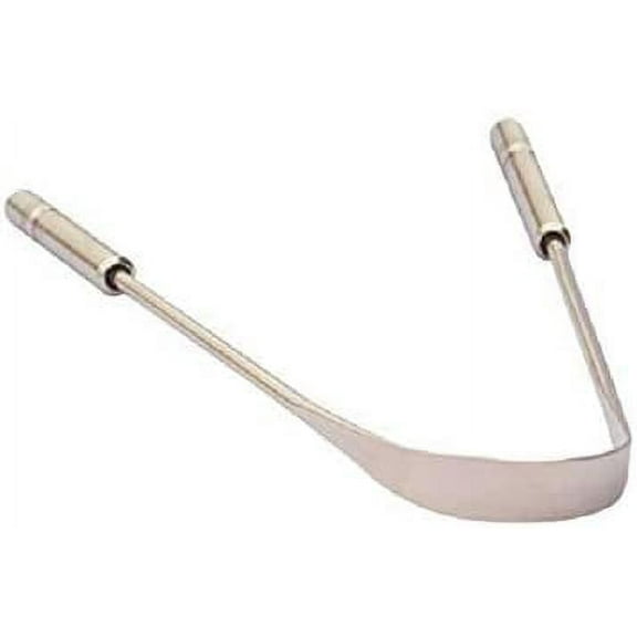 _Tongue Scraper Fights Bad Breath, Medical Grade 100% Stainless Steel, Great for Oral Care, Tongue Cleaner for Adults Man,Women and , Easy to Use with Non-Synthetic Handle