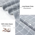 thumbnail image 3 of PiccoCasa 6PCS Cotton Kitchen Tea Clean Towel Set Classic Plaid Grey 13.4x13.4in, 3 of 7