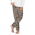 thumbnail image 2 of Xecao Leopard Print Teenagers' Pajama Pants Long Sleep Pants Soft Elastic Waist Pajama Bottoms Elastic waist with 2 Pockets 5-16 Years-XS(5-6), 2 of 6