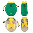 thumbnail image 6 of Spencer Winter Warm Dog Coat Reflective Dog Vest Windproof Padded Cold Weather Pets Jacket for Small Medium Large Dogs with Furry Collar (XL, Green), 6 of 10