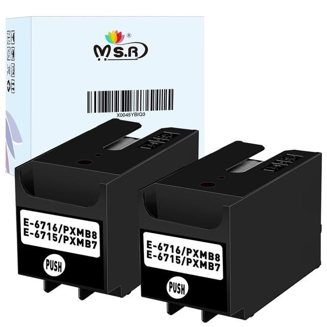 Caja de mantenimiento de tinta MS.R T6715 T6716 para impresora Workforce