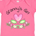 thumbnail image 4 of Inktastic Granny's Girl- Heart Flowers Girls Baby Bodysuit, 4 of 5
