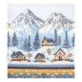 thumbnail image 6 of Yayeee Magnetic Dishwasher Cover for The Front Decoration Home Kitchen Machine Sticker Protector, Winter Village, 6 of 6