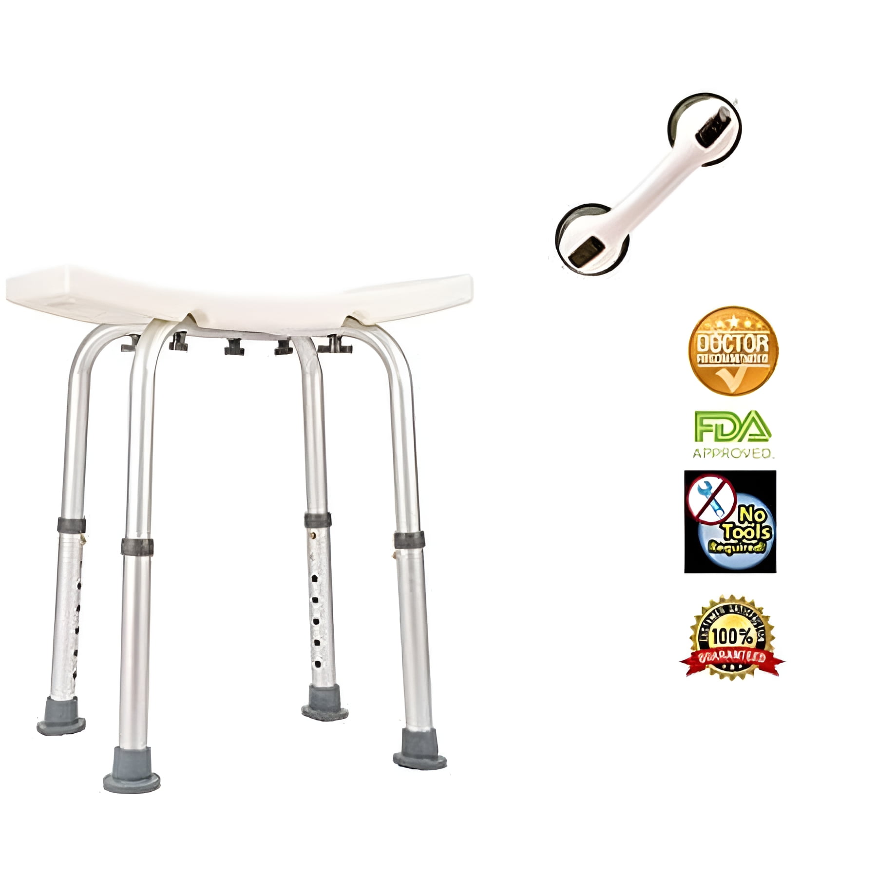 Healthline round shower stool for bathtub sale