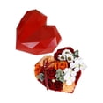 thumbnail image 2 of Hermoso y lujoso juego de jabones de rosas con aceite esencial de plantas y flores en forma de corazón. Rojo, 2 of 9