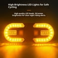 thumbnail image 3 of Turn Signals for Bicycles with Alarm LED Bike Flashlight for Mountain Bike,Bicycle,Scooter, 3 of 5