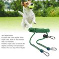 thumbnail image 3 of Cable Dog Tie Out Cable For Camping Reflective Heavy Duty Overhead Trolley System With Dog Runner Cable For Outdoor Yard Walking, 3 of 8