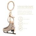thumbnail image 3 of BESTYASH Llaveros De Patinaje Con Estilo Dorado Compacto Para Colgar En Y, 3 of 6