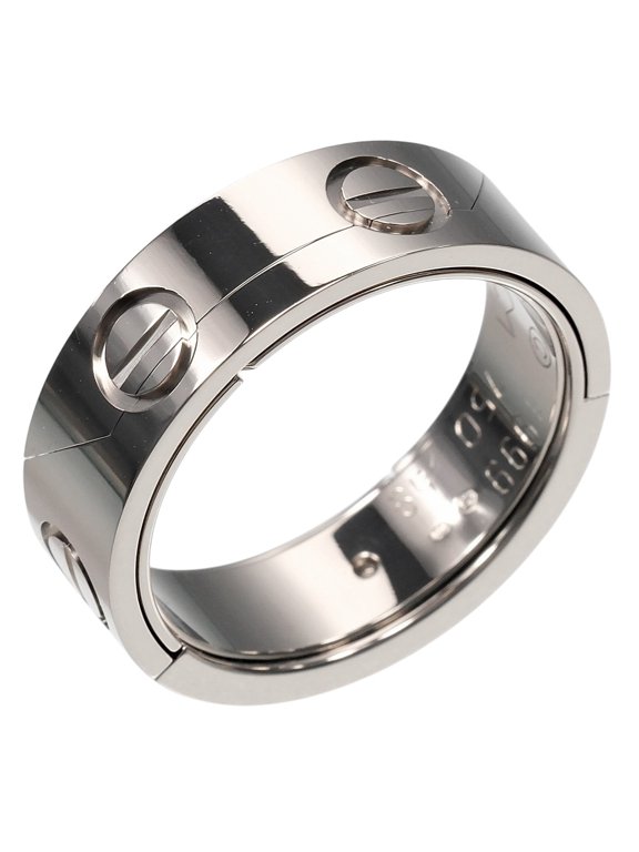 Pre-Owned Cartier Astro Love Ring, Size 19, 18K White Gold, Approx. 14.63g