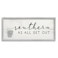 thumbnail image 5 of Stupell Industries Southern As All Get Out Sentiment Arkansas State Typography Painting Black Framed Art Print Wall Art, 10 x 24, 5 of 5