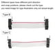 thumbnail image 5 of Cable Plano IDC 30 Pines Flexible Cable Puente De Cinta Gris 128cm 2.54mm Pitch,1pcs, 5 of 5
