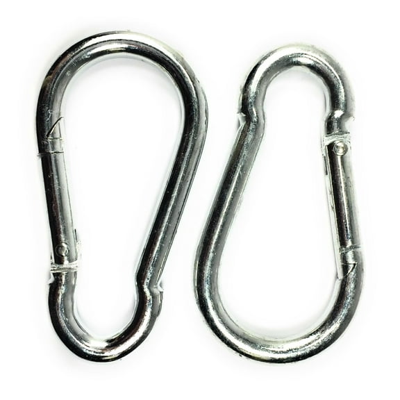 Gorilla Playsets 8mm Zinc Spring Clips, Set of 2 - Attaches Swings and Other Accessories Rated for 300lbs