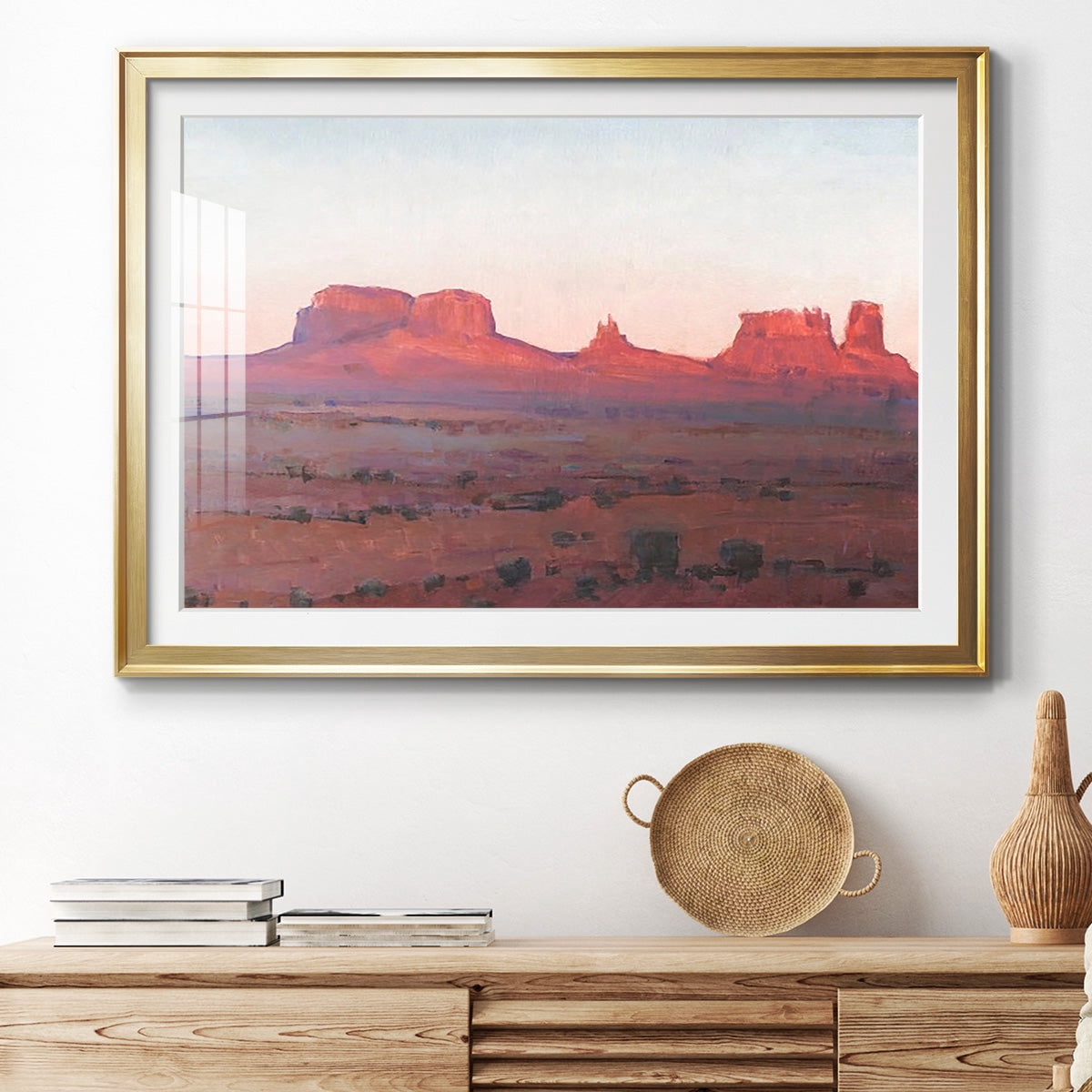 Red Rocks at Dusk II Premium Framed Print - Ready to Hang