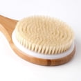 thumbnail image 2 of CHAO Cepillo Corporal - Cepillo Seco para Espalda - Cepillo de Baño de Madera de Bambú - Cerdas Naturales - Masaje Exfoliante - Mejora la Circulación Sanguínea y la Celulitis, 2 of 5