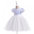 thumbnail image 4 of LOVEBAY 3-11T Girls Sequin Mesh Tull Dress Ball Gown Dresses For Girls Special Occasion Dresses Wedding Flower Girl Pageant Gown Party Dress, 4 of 9
