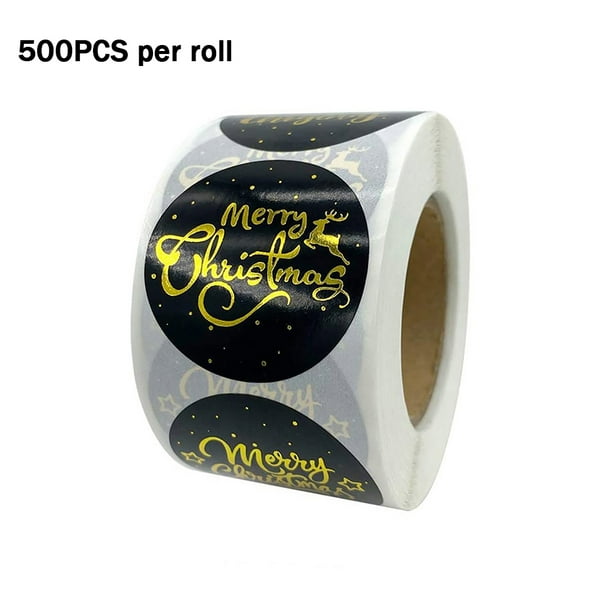 Roll of christmas labels