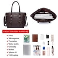 thumbnail image 4 of Set de monedero Montana West, bolso tipo cartera de piel para mujer, 4 of 7