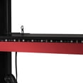thumbnail image 2 of Full Size Gamer Loft Bed with Desk & RGB Lighting - Red, 2 of 8