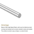 thumbnail image 3 of Uxcell Round Steel Rod, Lathe Bar Stock Tool, for Shaft Gear,DIY Craft,6 x 250mm, 3 of 4