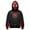 Wine, variant on Hoodies For Men Full Zip Up Face Cover Hoodie Unisex Spiderweb Graphic Novelty Sweatshirt Outerwear with Pockets