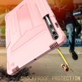 thumbnail image 5 of Dteck for Samsung Galaxy Tab S9 Plus Case 2023, Heavy Duty Rugged Military Grade Shockproof Case for Galaxy Tab S9 Plus / S9 FE Plus 12.4 Inch with Kickstand - S Pen Holder, Rosegold, 5 of 5