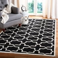 thumbnail image 3 of Safavieh  Handmade Flatweave Dhurries Annemarie Modern Moroccan Wool Rug Light Blue 6' x 6' Round Handmade 6' Round Indoor Living Room, Bedroom,, 3 of 5