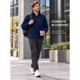 thumbnail image 7 of TRYSIL Men's Polar Fleece Jacket Full-Zip Warm Windproof Outdoor Coat, 7 of 7