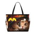 thumbnail image 1 of Kdxio Animal Cat Pattern Large Capacity Beach Travel Bag with Zipper Multiple Pockets Foldable Waterproof Tote for Pool Gym Camping Travel, 1 of 7