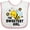 White and Pink, variant on Inktastic The Sweetest Girl with Bee and Honey Combs Boys or Girls Baby Bib