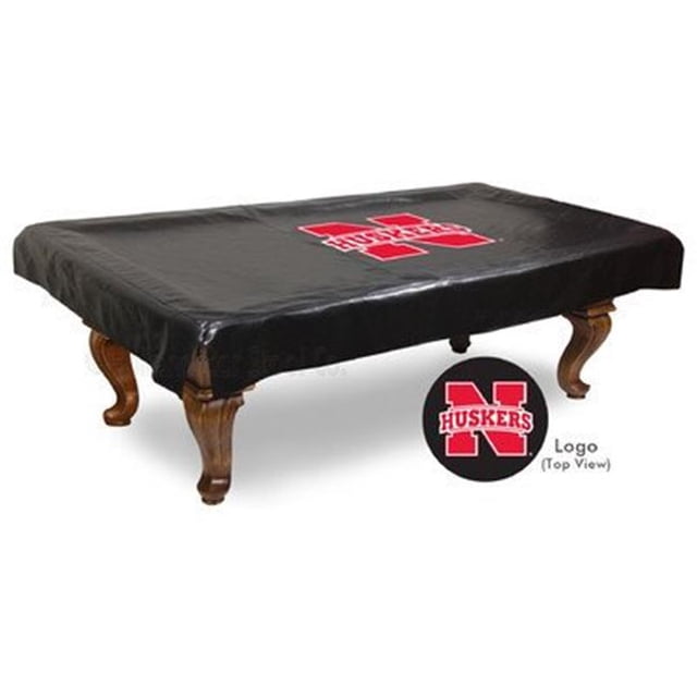 Holland Bar Stool BCV8NebrUn Nebraska Billiard Table Cover