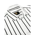 thumbnail image 2 of TryBuy Bohemian Striped Men's Shirts, Full Sleeves Button-Up Casual Shirt for Men, Sizes L, 2 of 9