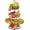 5 Tier Black, variant on 4 Tier Fruit Bowl Basket with Banana Hangers, Kitchen Counter Metal Round Produce Holder, Stable Vegetable Countertop Stand Organizer, Corner Multi Tiered Storage Rack, Sturdy Base, Black
