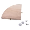 thumbnail image 4 of Jaula para pájaros, plataforma de madera con forma de abanico, para loros, hámsters, pequeños animales, periquitos, juguetes, 4 of 8