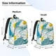 thumbnail image 2 of Disketp Daisy Flowers Mochila de Lona Estampada, Mochila Escolar de Viaje Ligera para Estudiantes y Portátil-Medium, 2 of 5