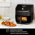 thumbnail image 3 of Vortex Plus 6QT ClearCook Air Fryer, Clear Windows, Custom Program Options, 6-in-1 Functions, Crisps, Broils, Roasts, Dehydrates, Bakes, Reheats, from the Makers of Pot, Black, 3 of 5